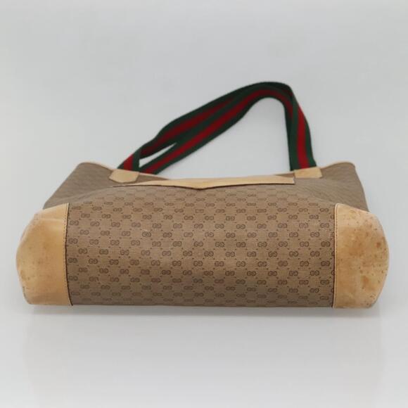 GUCCI Micro GG Supreme Web Sherry Line Bag Pvc Beige 904 002 904 002 - Picture 9 of 12